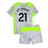 Manchester City Rayan Ait-Nouri #21 Tretí Detský futbalový dres 2025-26 Krátky Rukáv (+ trenírky)